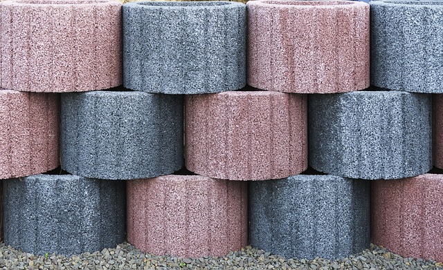 Ogrodzenie betonowe z bloczków